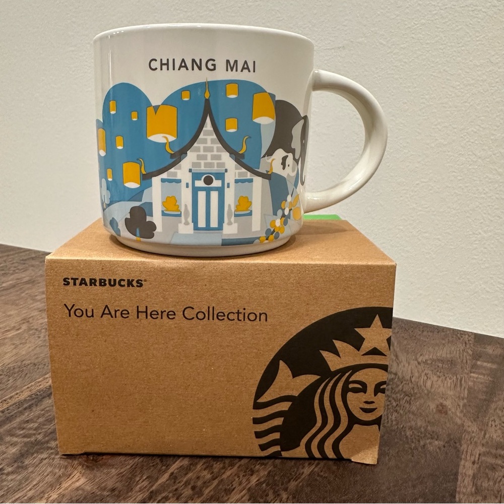 NIB Starbucks Chiang Mai You Are Here Mug 14 oz | Collector Series